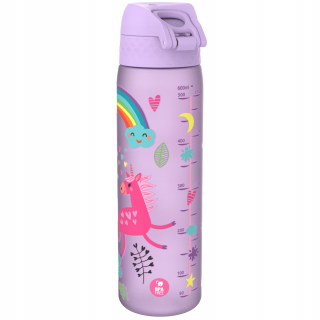 Ion8 fľaša I8RF500PPUNIC jednorožce 500 ml fialová